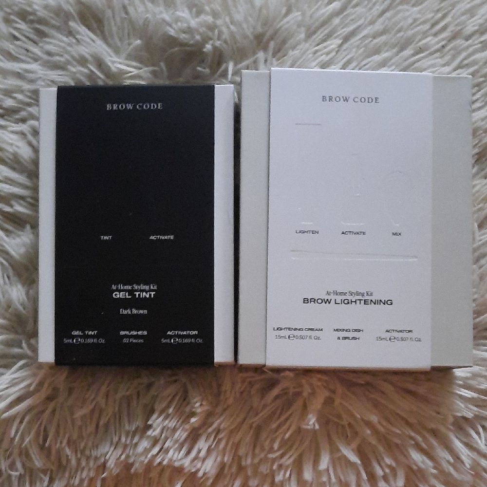 Brow Code Gel Tint and Lightening Kit